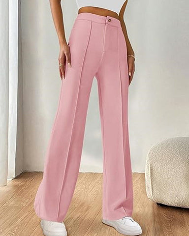 Ultra-Stretch Ponte Flare Leg Knit Pants