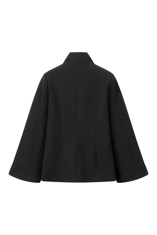 Double Breasted Batwing Sleeve Jacket