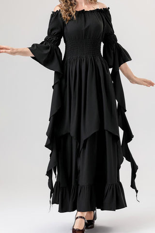 Halloween Victorian Dresses Peasant Gothic Fairy Dress