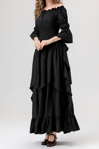 Halloween Victorian Dresses Peasant Gothic Fairy Dress