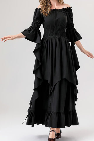 Halloween Victorian Dresses Peasant Gothic Fairy Dress