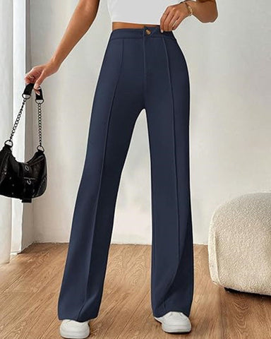 Ultra-Stretch Ponte Flare Leg Knit Pants