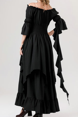 Halloween Victorian Dresses Peasant Gothic Fairy Dress