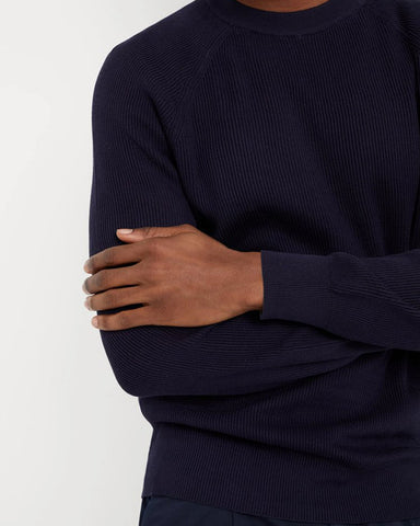 Men's 100% Merino Wool Fisherman Crew Sweater