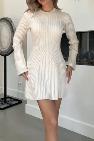 Elegant Comfort Simple sexy knit dress