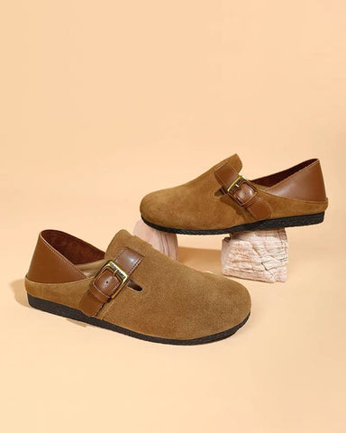 Round Toe Soft Sole Flat Birkenstocks