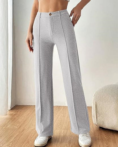 Ultra-Stretch Ponte Flare Leg Knit Pants