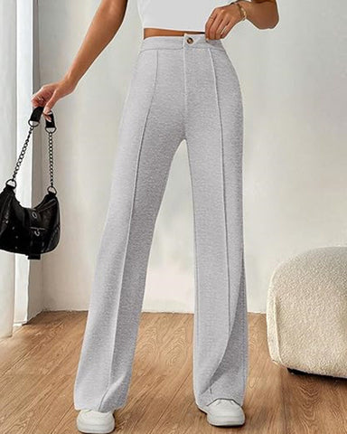 Ultra-Stretch Ponte Flare Leg Knit Pants