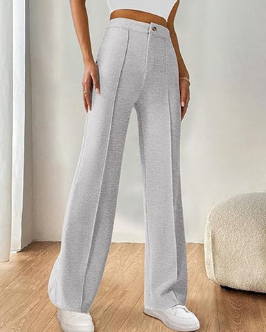 Ultra-Stretch Ponte Flare Leg Knit Pants