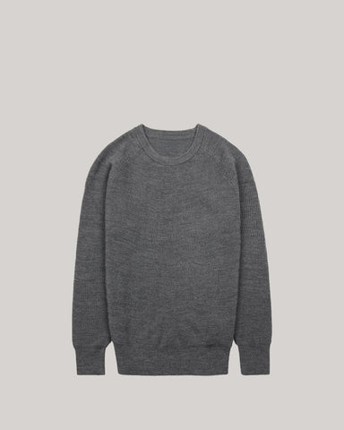 Men's 100% Merino Wool Fisherman Crew Sweater