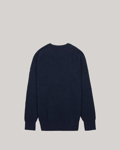 Men's 100% Merino Wool Fisherman Crew Sweater