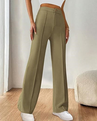 Ultra-Stretch Ponte Flare Leg Knit Pants