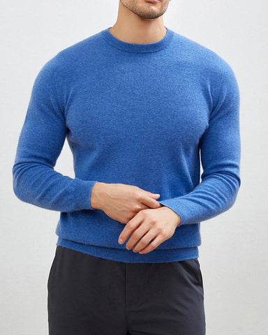 Men's Mongolian Cashmere Crewneck Sweater