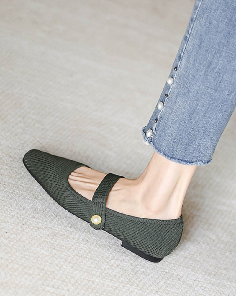 Mary-Jane-Flats-Green-ballet-flats