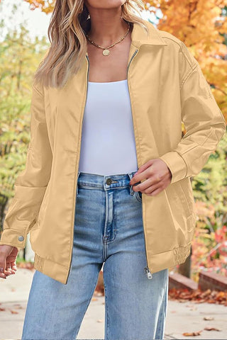 Sleek & Stylish Oversized  Loose Long Sleeve Motorcycle Jacket