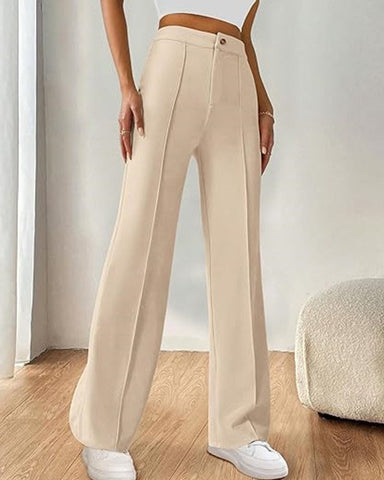 Ultra-Stretch Ponte Flare Leg Knit Pants