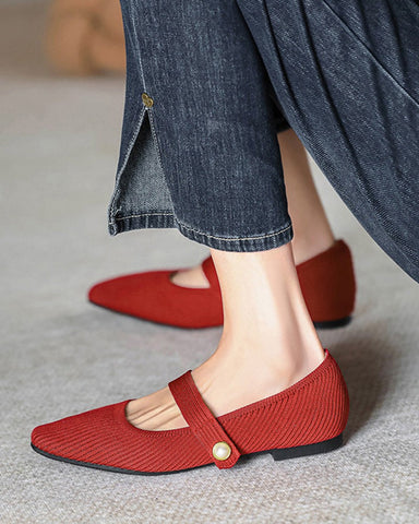 Mary-Jane-Flats-Red-ballet-flats