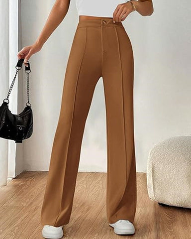 Ultra-Stretch Ponte Flare Leg Knit Pants