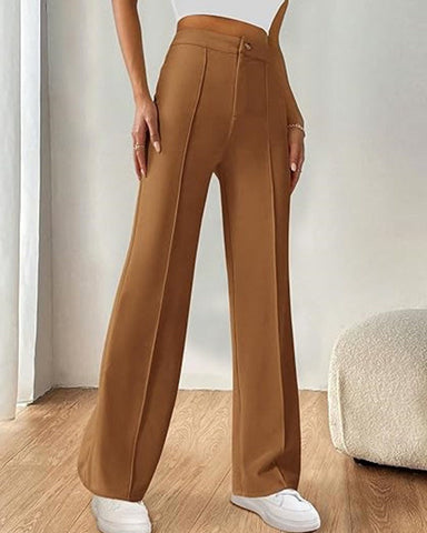 Ultra-Stretch Ponte Flare Leg Knit Pants