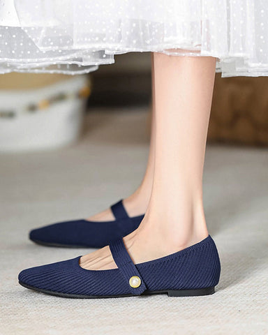 Mary-Jane-Flats-Blue-ballet-flats