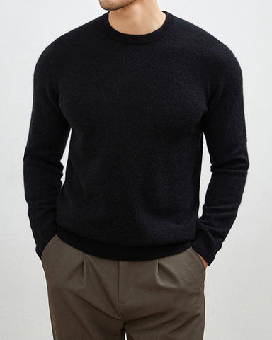 Men's Mongolian Cashmere Crewneck Sweater