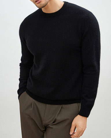 Men's Mongolian Cashmere Crewneck Sweater