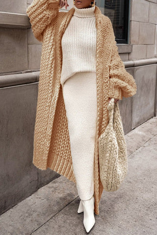 Stylish Warm Chunky Knit Cardigan