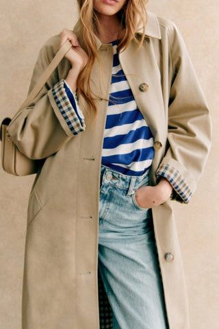 Casual Cool Classic Shirt Collar Oversize Trench Coat