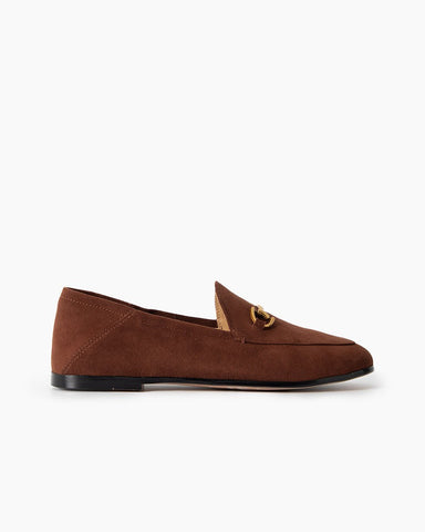 Alina Urban Elegance Suede Flat Loafers