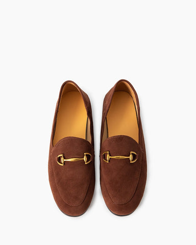 Alina Urban Elegance Suede Flat Loafers