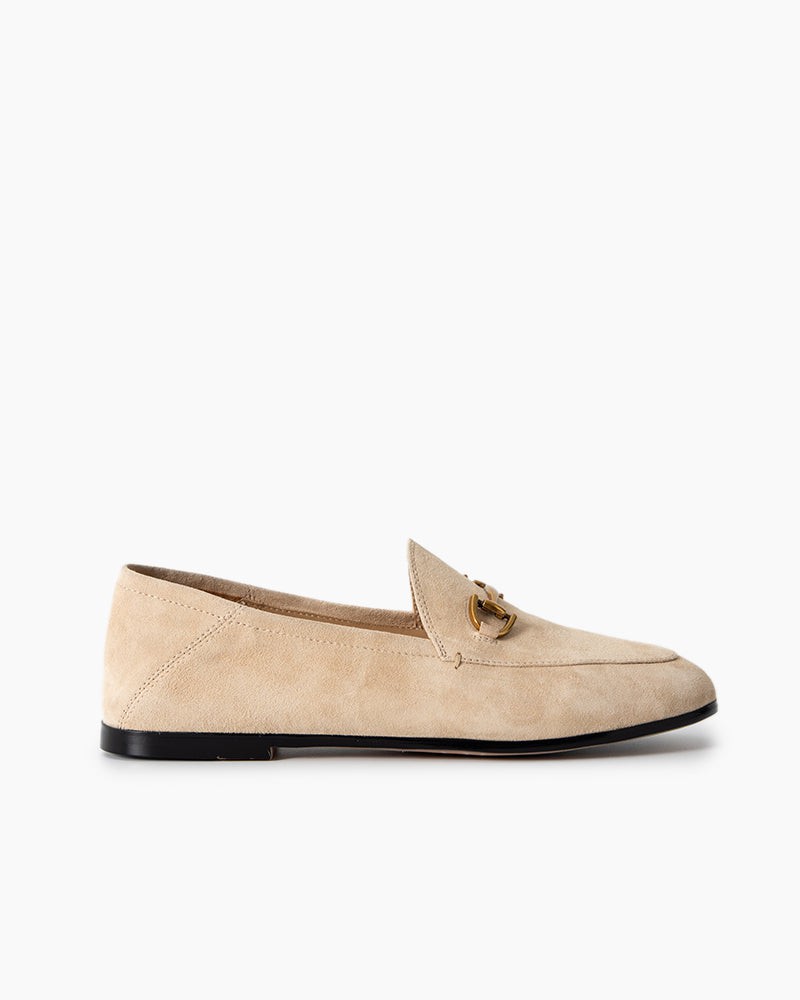 Alina Urban Elegance Suede Flat Loafers