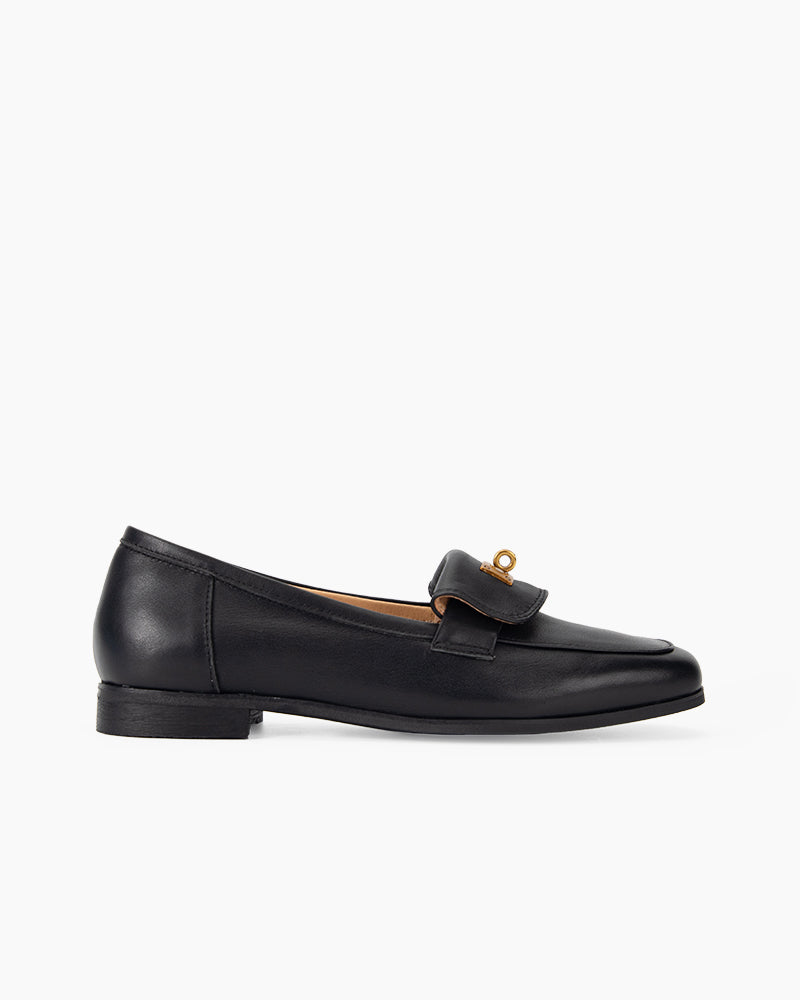 Retro Fold-Tongue Effortless Loafers