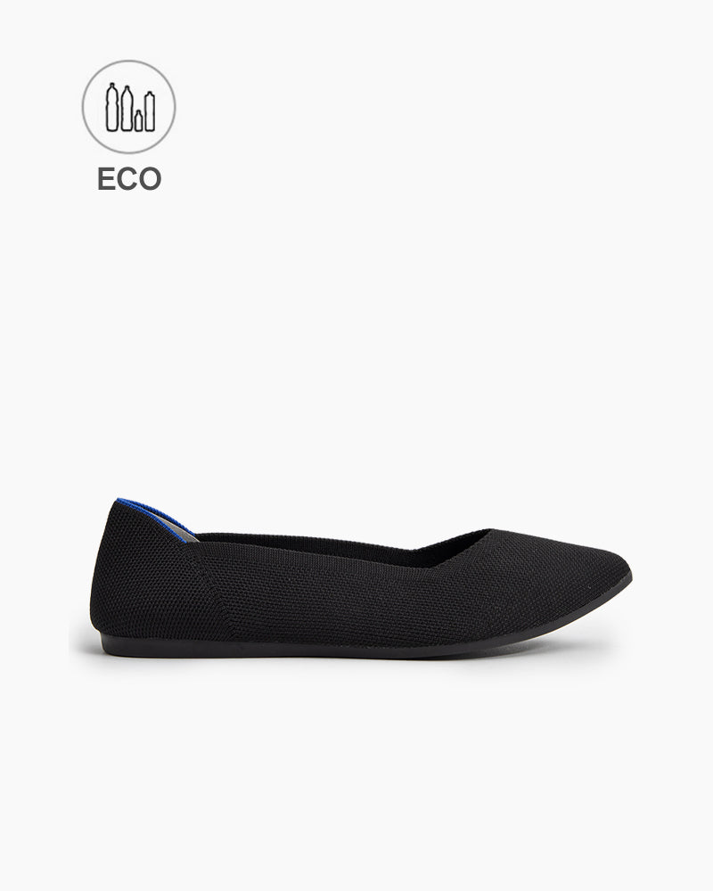 Eco-friendly Pointed Toe Ballet Flats（BotaniBound）