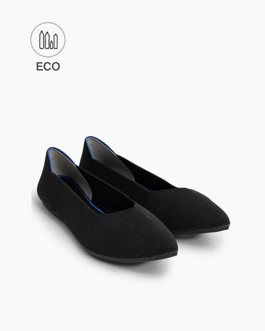 Eco-friendly Pointed Toe Ballet Flats（BotaniBound）