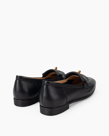 Retro Fold-Tongue Effortless Loafers