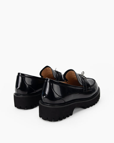 Lock Modern Elegance Chic Platform Loafers