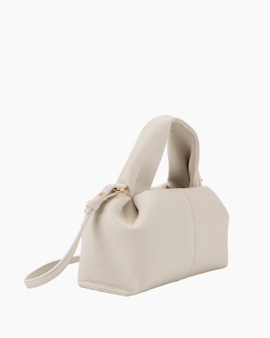 Modern Elegance Leather Cloud Bag