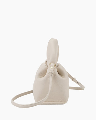 Modern Elegance Leather Cloud Bag