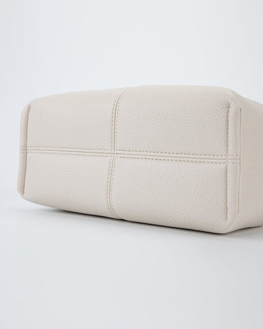 Modern Elegance Leather Cloud Bag