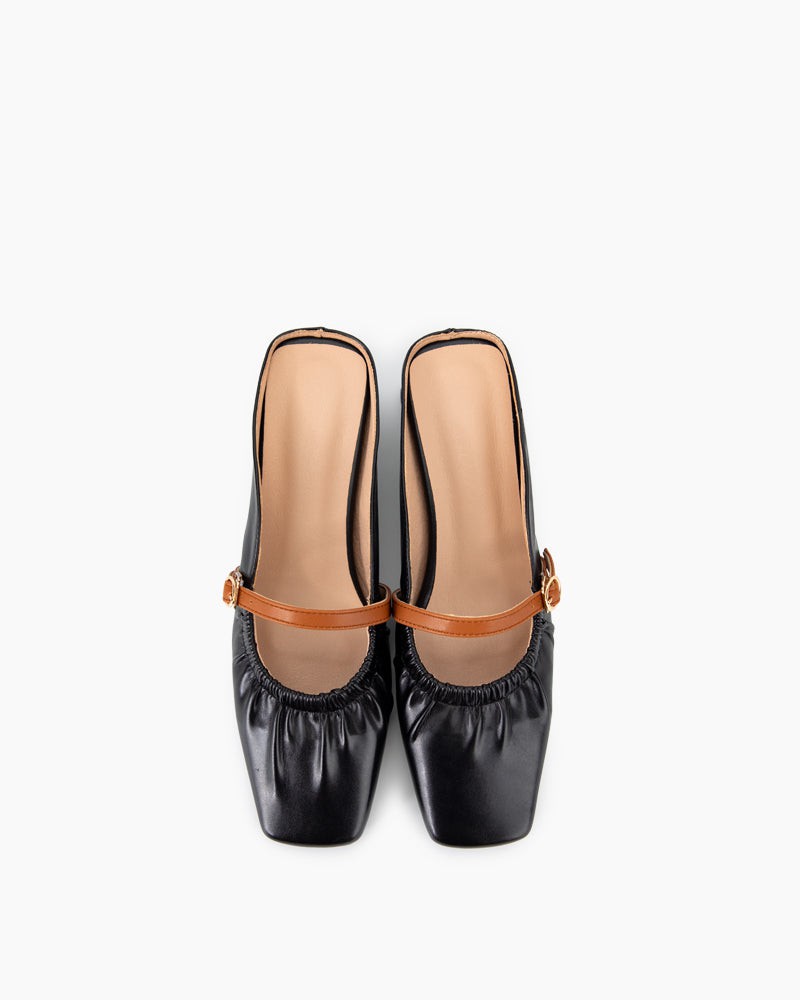 Genuine-Leather-Low-Heel-Toe-Mule-Sandals