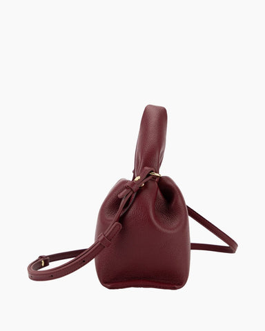 Modern Elegance Leather Cloud Bag