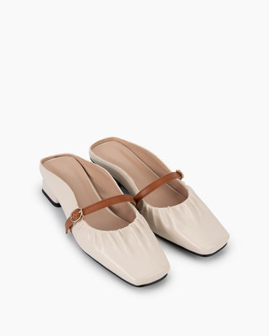 Genuine-Leather-Low-Heel-Toe-Mule-Sandals