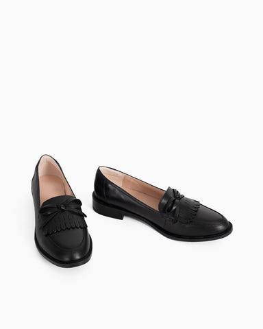 Tassel Casual Slip on Leather Loafers