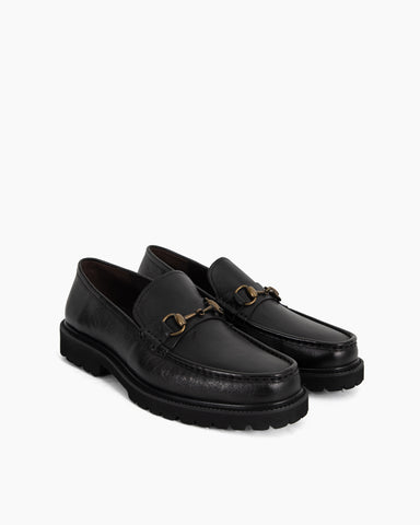 Men's Slip-on Leather Chunky Loafers