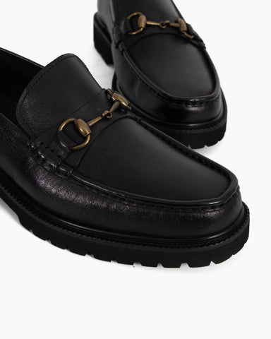 Men's Slip-on Leather Chunky Loafers