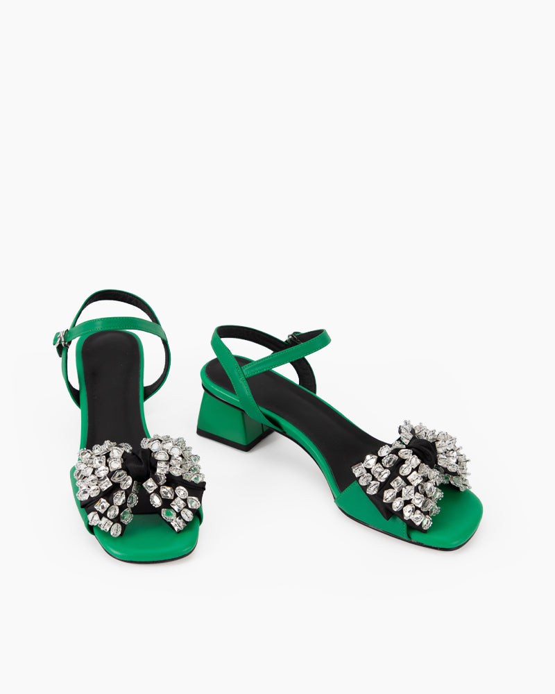 Rhinestone-Bow-Buckle-Mid-Heel-Sandals