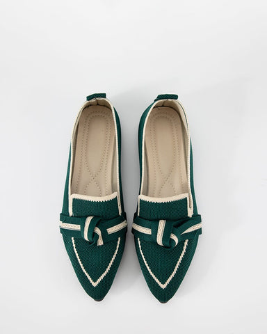 Pointed-Toe-Woven-Slip-on-Casual-Flat-Shoes