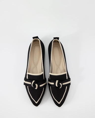 Pointed-Toe-Woven-Slip-on-Casual-Flat-Shoes