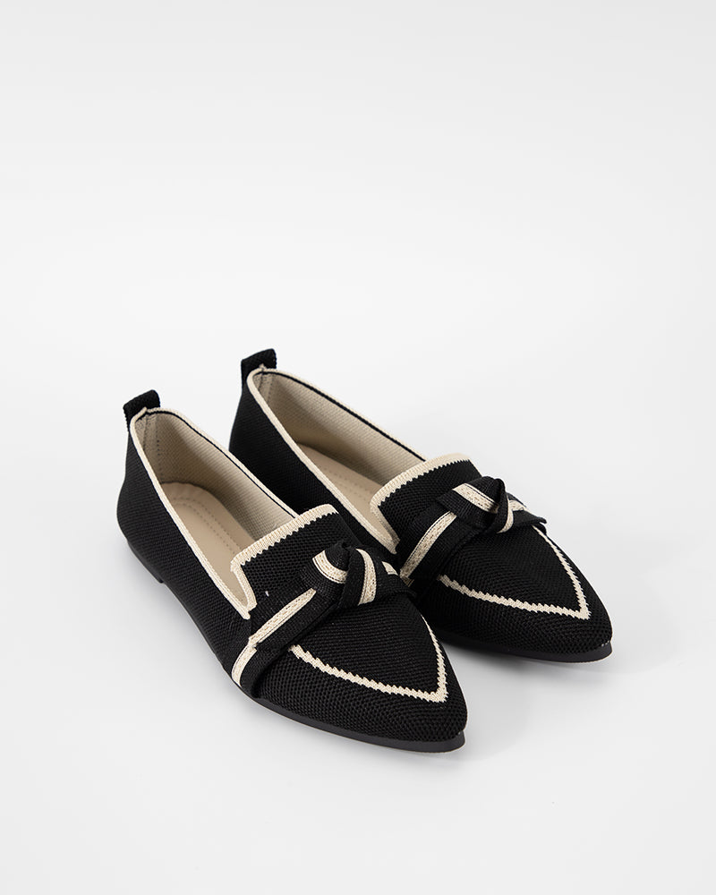 Pointed-Toe-Woven-Slip-on-Casual-Flat-Shoes