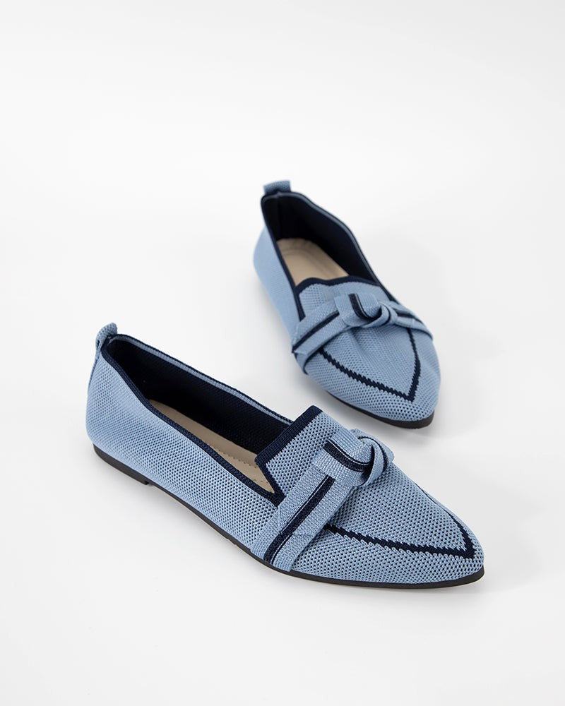 Pointed-Toe-Woven-Slip-on-Casual-Flat-Shoes